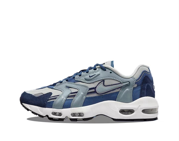 Women's Running Weapon Air Max 96 Blue/White Shoes 08